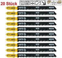 20X StichsäGebläTter StichsäGe T-Schaft HCS PVC Holz Laminat 10Cm 8TPI F. Bosch