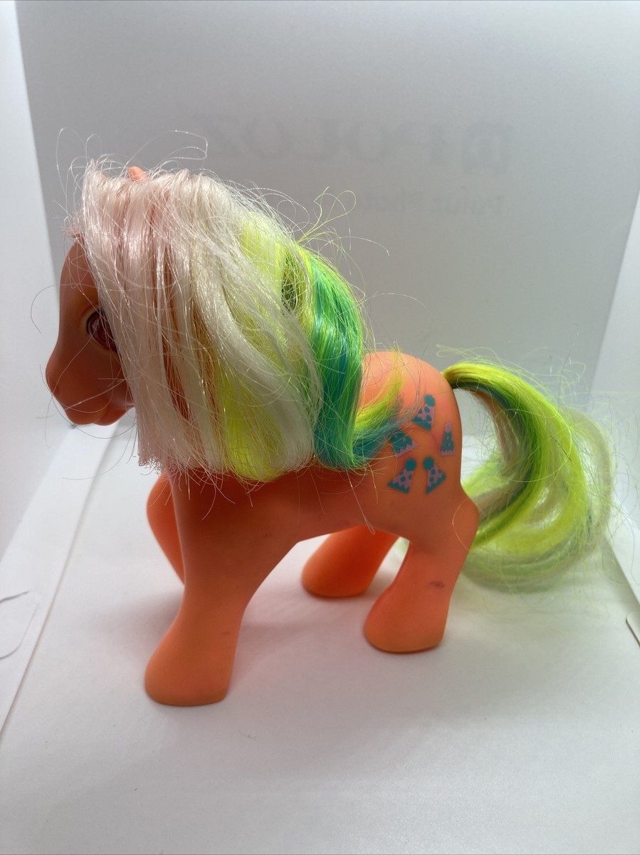Vintage MLP G1 My Little Pony Orange Birthday Hat Party time