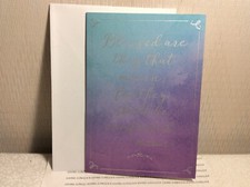 RSVP SYMPATHY GREETING CARD New w/envelope "Blessed are they that mourn for..."