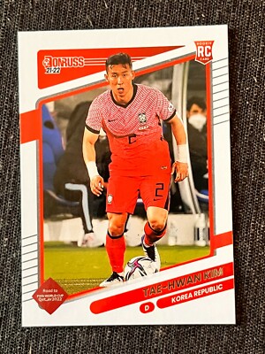 CARD PANINI DONRUSS QATAR 2022 ROOKIE TAE HWAN KIM KOREA REPUBLIC # 138 MINT