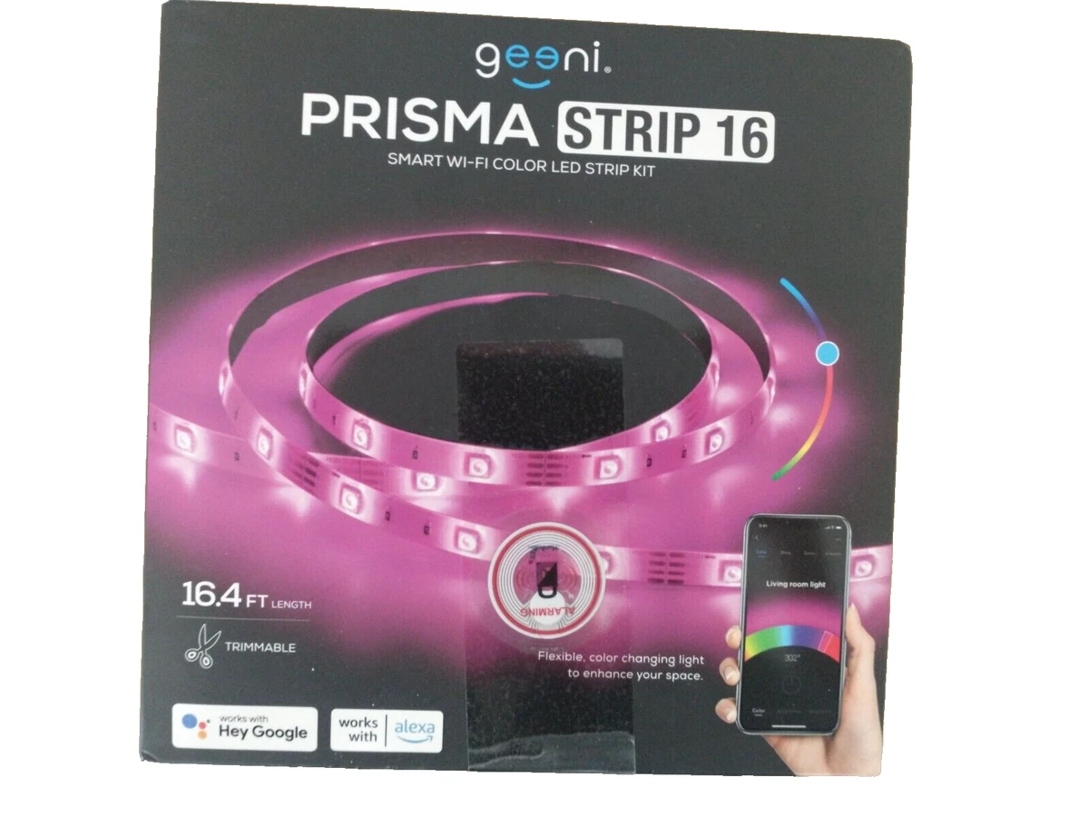 Geeni Smart Light LED Prisma Strip - Pink 16.4 ft