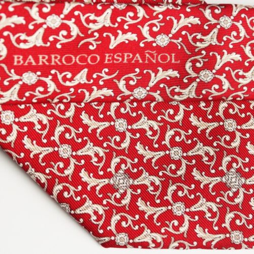 Corbata de seda LOEWE Barroco Español NUEVA CON ETIQUETAS - Imagen 4 de 6