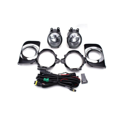 Bumper Fog Lights Lamps w/Wring Frame Kits For Toyota Camry Hybrid 2010-2014