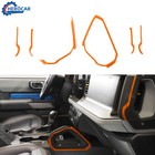 6X Center Console Handle Decor Cover Trim For Ford Bronco 2021-2025 Accessories