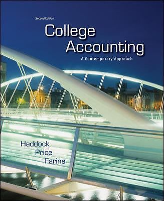 College Accounting: A Contemporary Approach
