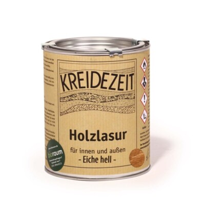 Kreidezeit Naturfarben Holzlasur Eiche hell