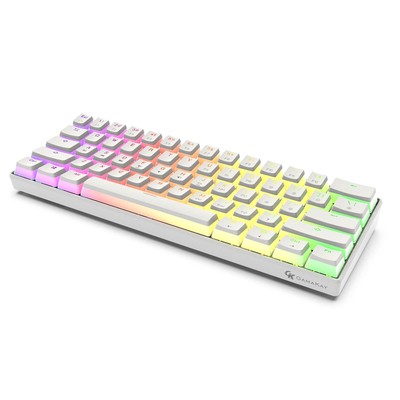 MK61 RGB Pudding Keyboard, 61 Keys Gateron Optical Switch PBT Pudding Keycaps...