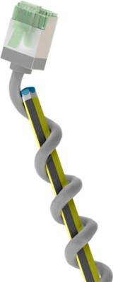 Ultraflexibles CAT 8.1 Patchkabel, slim, U/FTP, grau 5 m