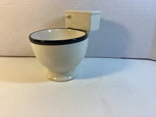 Big Mouth Original Toilet Coffee Tea Mug Planter Candy Dish Gag Gift Black White