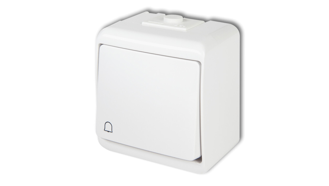 JUNIOR Button /bell/ white IP54 WHE-4 /T2UK
