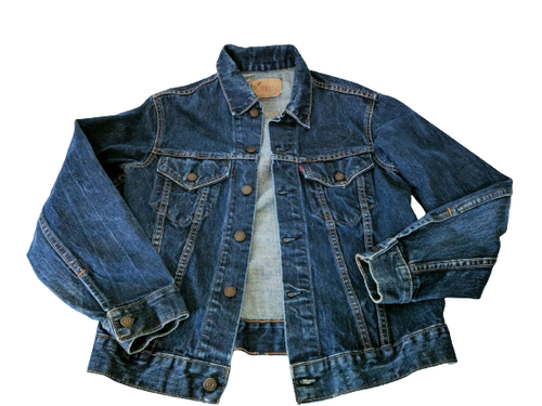 LEVIS Small E Vintage Denim Trucker Type 3 Mens Size Small - Picture 3 of 6