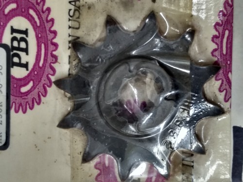 Honda XR250R 1996-98 FRONT sprocket 12 tooth 520 chain pitch PBI brand # 382-12 - Picture 2 of 12