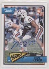 2018 Panini Classics Rookies Significant Signatures 90/99 Micah Kiser Auto 0c2