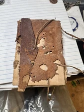 Antique Accounting Ledger Book 1864 Junk Journal Original Handwriting