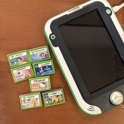LeapFrog LeapPad Ultra Kids Learning Tablet + 7 Games Disney Barbie Hello Kitty