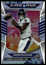 2022 Panini Rookies & Stars AIRBORE SILVER PRIZM / Lamar Jackson