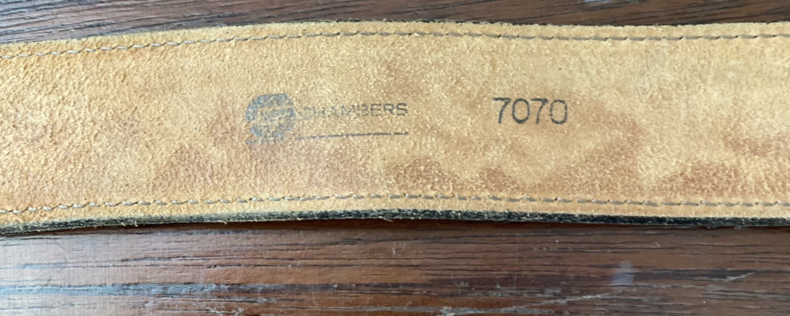 The Great American Belt Co. Chicago Serial # 521 Belt Buckle Geese/Duck & Belt