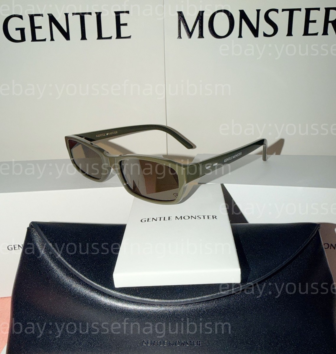 2026 GentleMonster Noid BR4 Brown plate square sunglasses | eBay