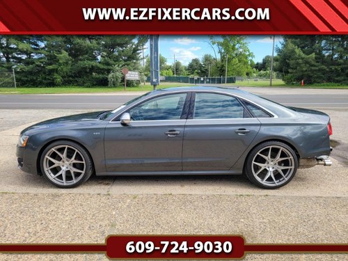 2013 Audi S8 4.0T AWD Salvage Rebuildable Repairable Easy Fixer