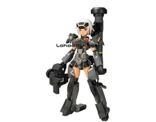 Kotobukiya Frame Arms Girl Gourai Kai [Black] with FGM148 Type Anti-Tank Missile