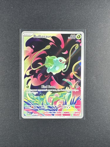 Pokemon Bulbasaur 133/132 Illustration Rare Mega Evolution