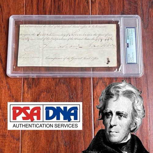 ANDREW JACKSON * PSA * Autograph Cut Signature Signed AS PRESIDENT * 1831