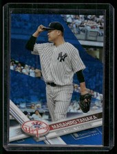 2017 Topps Chrome #157 Masahiro Tanaka Blue Refractor #/150