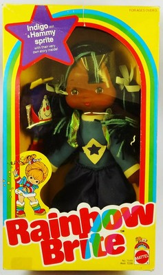 Rainbow Brite - Mattel - Puppe 23 cm - Indigo (USA Box)