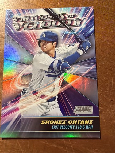 Topps 2024 Stadium Club Shohei Ohtani Virtuosos of Velocity #VV-5 REFRACTOR