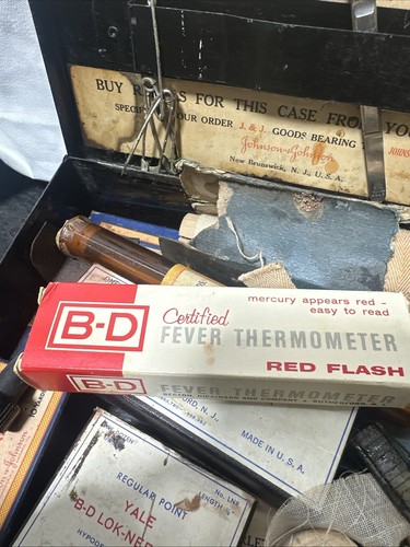 Vintage Holz Notfallkoffer für Erste Hilfe. Nicht vollständig (siehe alle Fotos) - Bild 9 von 10