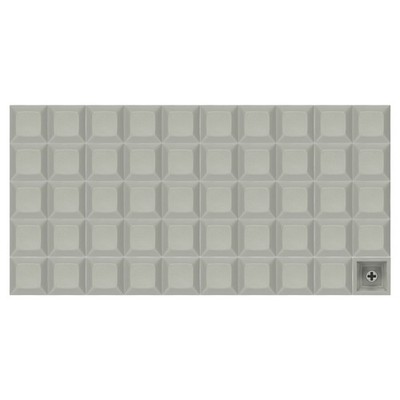 50 Pcs PBT Keycap Set DSA Mechanical Numeric Keypads for Keyboard, Light Gray