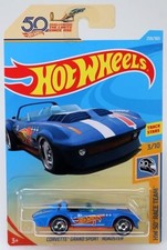 Hot Wheels Corvette Grand Sport Roadster HW 50th Race Team Foreign - FJX46 NRFP