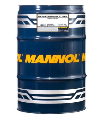 Motoröl 60L Mannol Motorbike 4-Takt HD 20W-50 kompatibel mit Yamaha XTZ 750