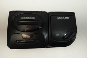 SEGA Sega CD Model 2 MK-4102A W/(2)CONTROLLERS **