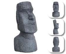 Moai Kopf Skulptur Büste Statue Outdoor Osterinsel Figur Gartenfigur Rapa Nui