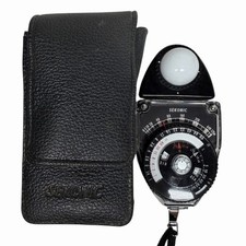 SEKONIC Studio Deluxe Light Exposure Meter L-398 With Case Works