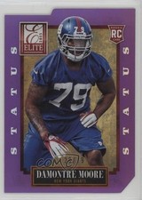 2013 Panini Elite Rookie Status Purple Die-Cut 29/79 Damontre Moore #122 1iu1