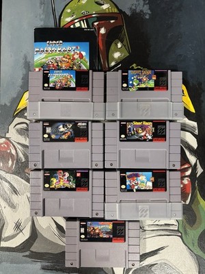 Bundle Of (7) Super Nintendo Games- Cartridges Only