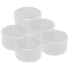 5pcs Silicone Bottle Boot Covers Bottom Protective Sleeve for