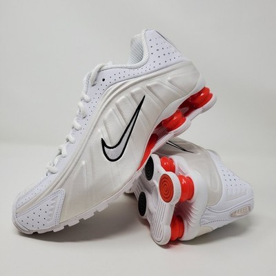 Nike Women's Shox R4 AR3565-103 24㎝ Nike Shox R4 AR3565-103 White Phantom Picante Red White Women's