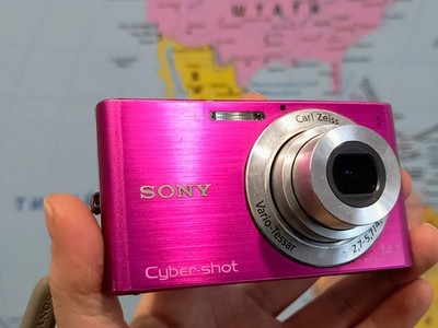 Sony Cyber-shot DSC-W320 14.1MP Digital Camera - Silver for sale