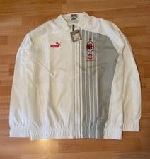 Puma AC Mailand Windbreaker Jacke Weiß Grau ...