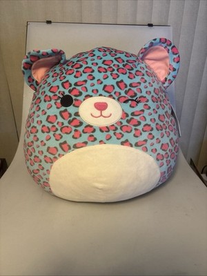 NEW 2021 Kelly Toy Original Squishmallow Winking 16'' CHELSEA THE BLUE LEOPARD