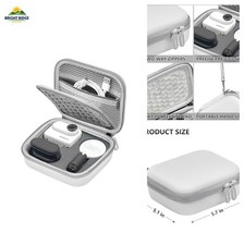Hard Case for Insta360 GO 3S/3 Camera with Internal Pocket White