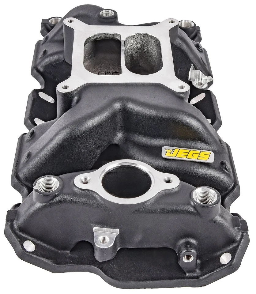 JEGS 513082 Cool Gap Intake Manifold 1955-1995 Small Block Chevy Dual Plane 4-BB — 第 4/4 张图片