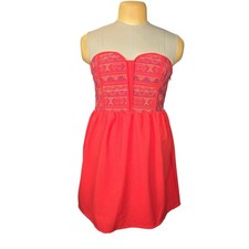 Staring at Stars Womens L Mini Dress Embroidered Festival Boho Urban Outfitters
