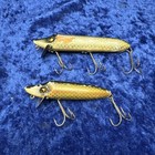 Vintage Lot Of 2 Wooden Heddon Vamps Large, Baby Lrig Hardware Parts Or Fish — photo 2