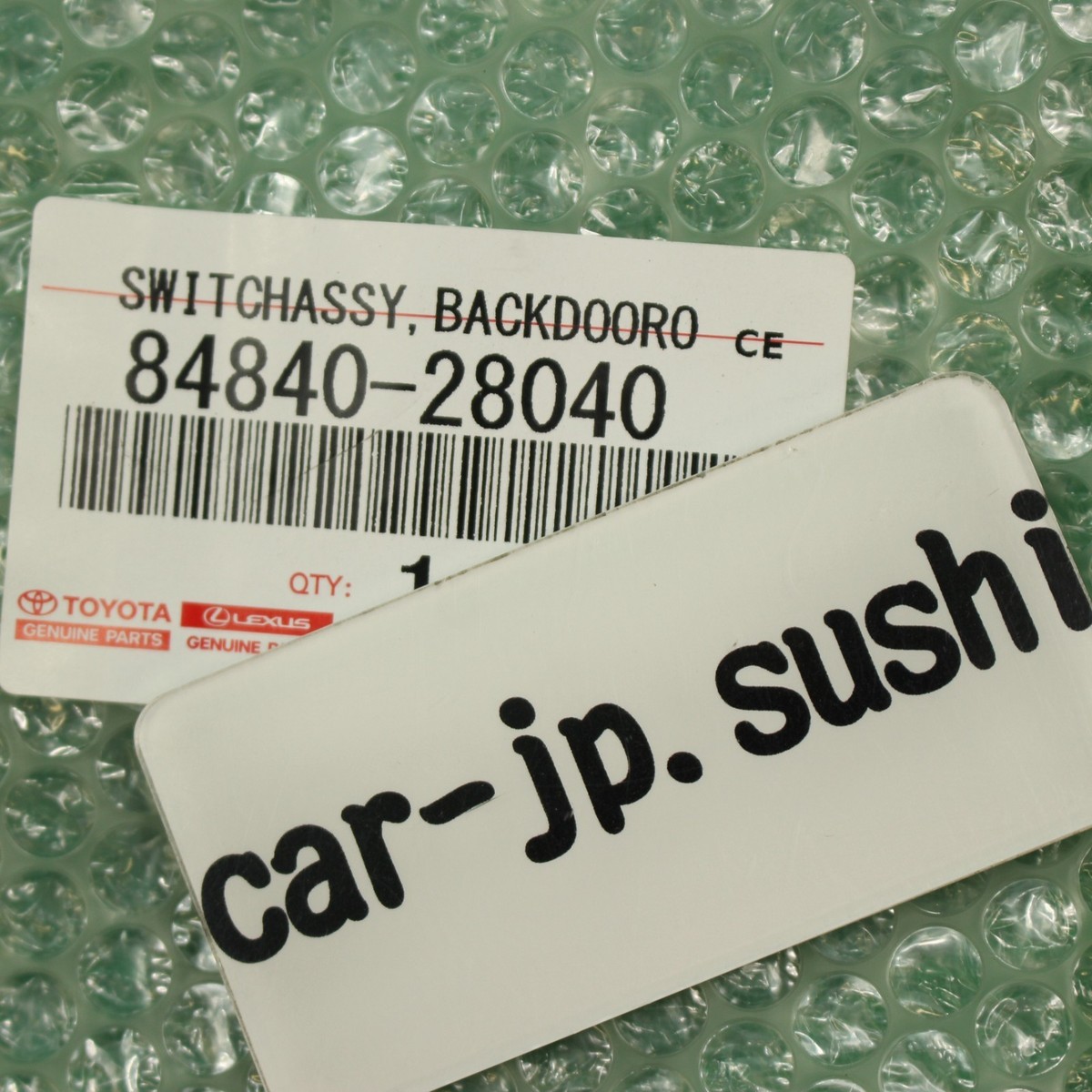 Toyota Genuine OEM 84840-28040 SWITCH ASSY, BACK DOOR OPENER LEXUS