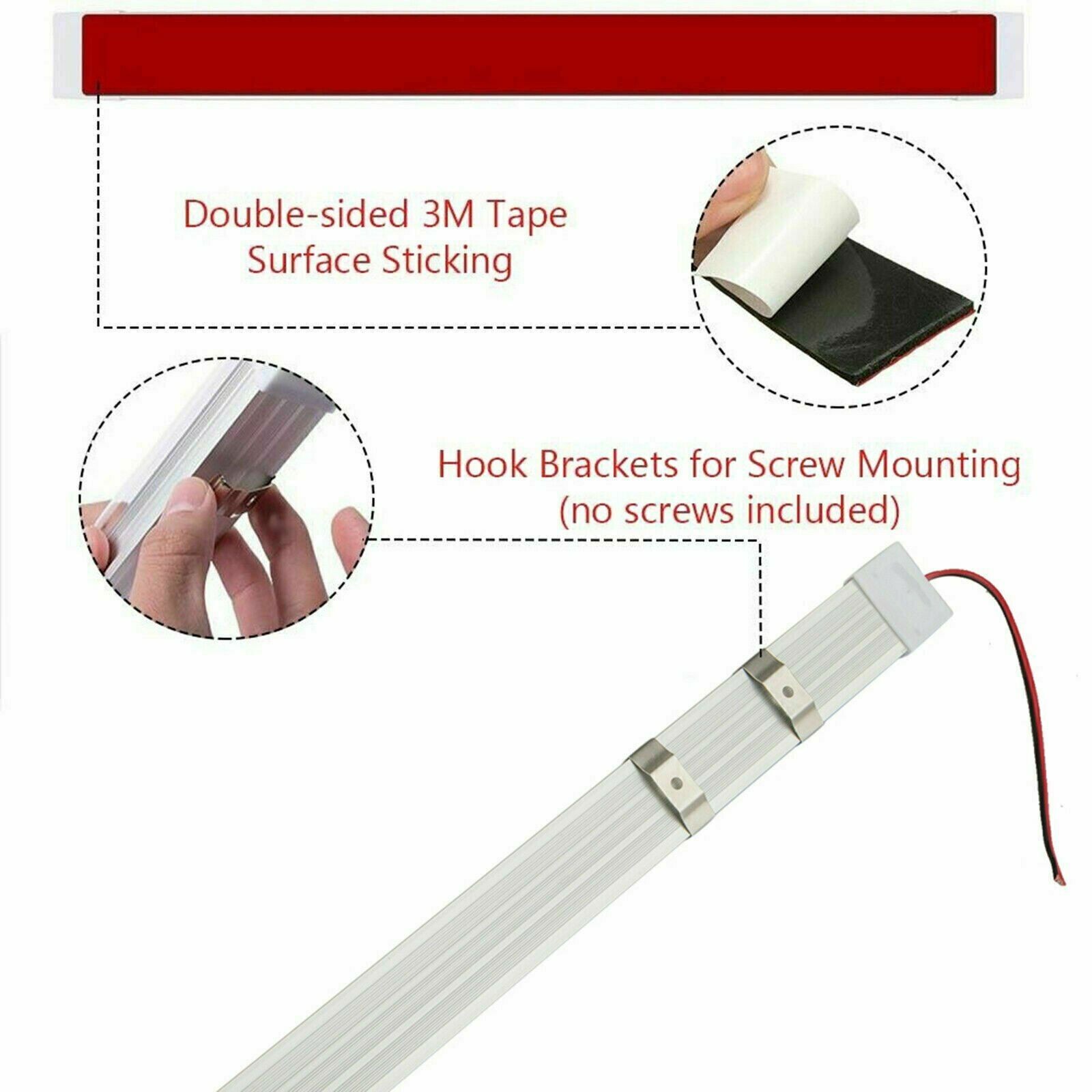 4Pcs 12V 108LED RV Ceiling Dome Light LED Interior Lighting for Trailer Camper