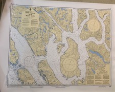 canadian hydrographic nautical chart #3742 OTTER PASSAGE MCKAY REACH BC
